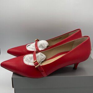 BRAND NEW Vionic Minnie Kitten Heel, Pointed Toe in RED
